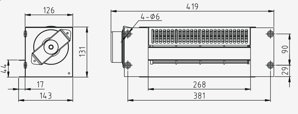 270mm Fan Dimensions